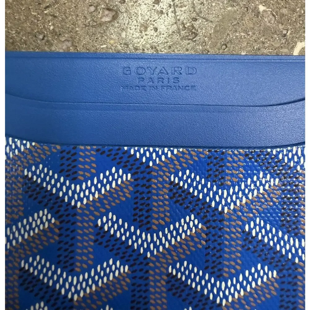 Goyard Blue Saint-Sulpice Card Holder